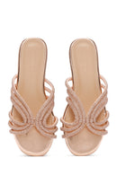 Women's Pink Stone Slippers | Derimod