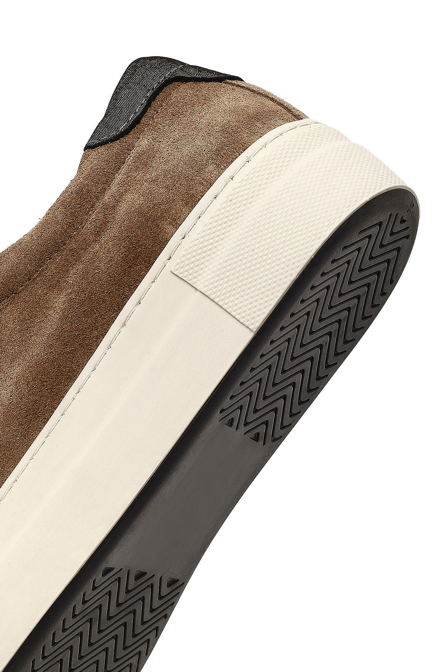 Woman Beige Lace-Up Suede Leather Sneaker
