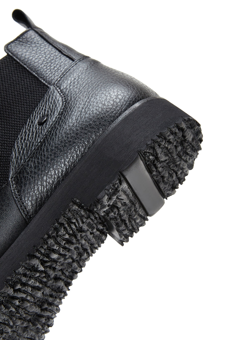 Men's Black Leather Casual Chelsea Boots