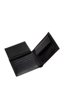 Men's Black Leather Wallet | Derimod