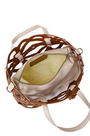 Kadın Taba Desenli Mini Çapraz Çanta | Derimod
