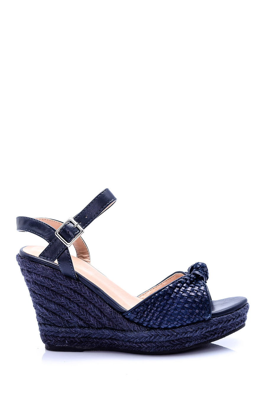 Women's Straw Wedge Heeled Sandals