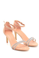 Kadın Taş Detaylı Topuklu Sandalet | Derimod