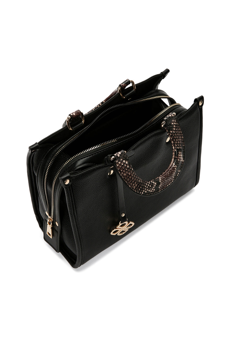 Women's Black Long Strap Shoulder Bag