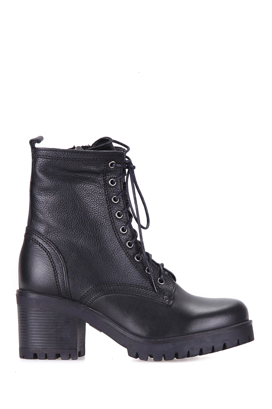 High Heeled Women's Leather Boots 18WFD220718 | Derimod