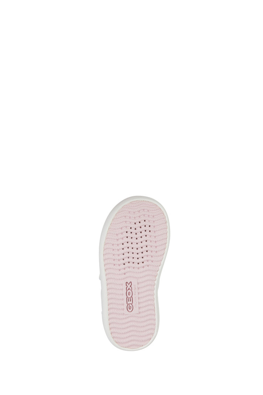 Geox Baby Girl White Multy Banded Fabric Sneakers