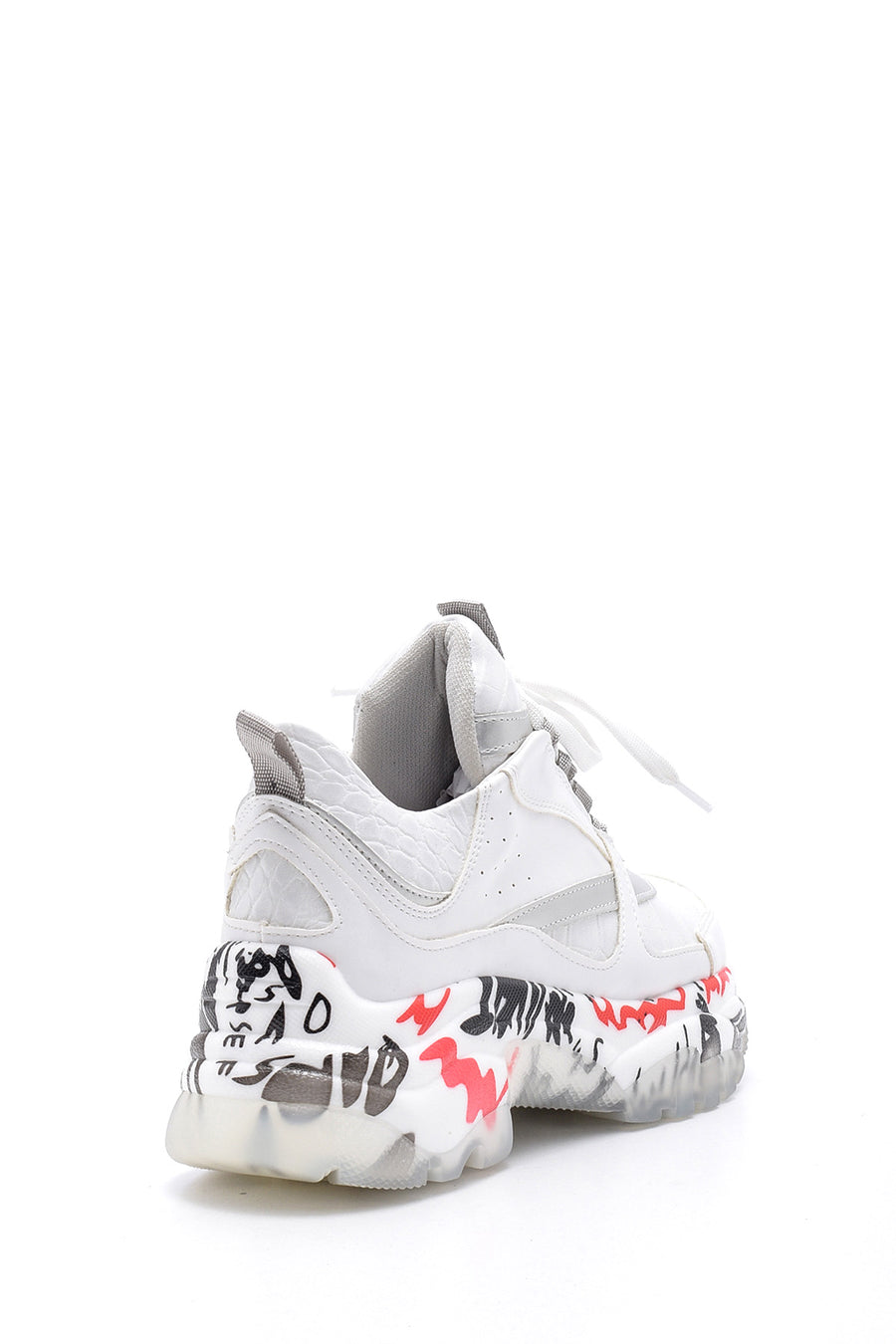 Kadın Şeffaf Taban Detaylı Sneaker