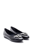 Women's Stone Detailed Ballerinas | Derimod