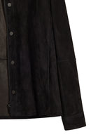 Olise Male Black Suede Jacket | Derimod