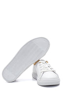 Women's Leather Chain Sneaker | Derimod