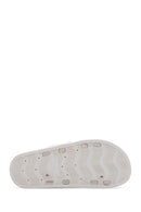 Women's White Transparent Flat Slippers | Derimod