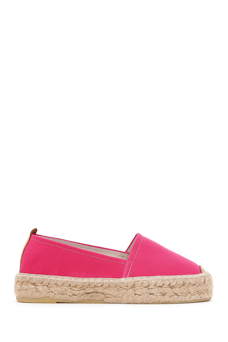 Kadın Pembe Hasır Tabanlı Espadril 23SFD20576F | Derimod