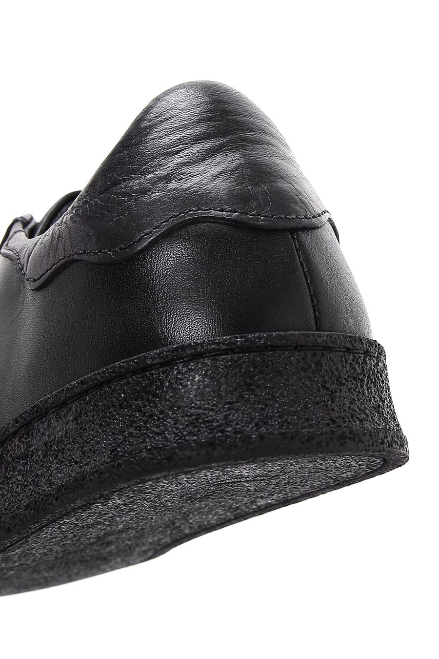 Men's Black Leather Sneaker