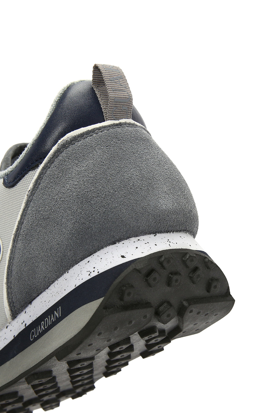 Alberto Guardiani Men's Gray Black Wen Thick Soled Sneaker