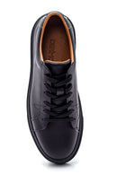 Erkek Siyah Deri Sneaker | Derimod