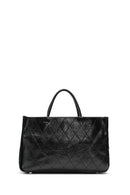 Women's Black Chain Strap Printed Handbag | Derimod