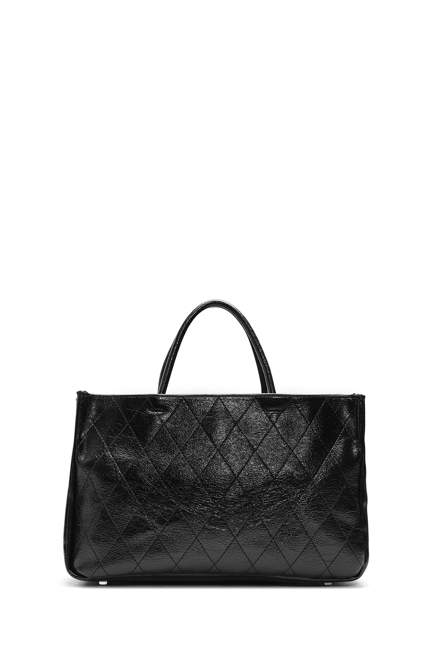 Women's Black Chain Strap Printed Handbag