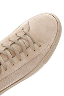 Men's Mink Suede Leather Sneaker | Derimod