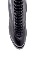 Women's Leather Lace-Up Heeled Boots | Derimod