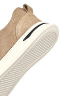 Erkek Vizon Bağcıklı Süet Deri Casual Sneaker | Derimod