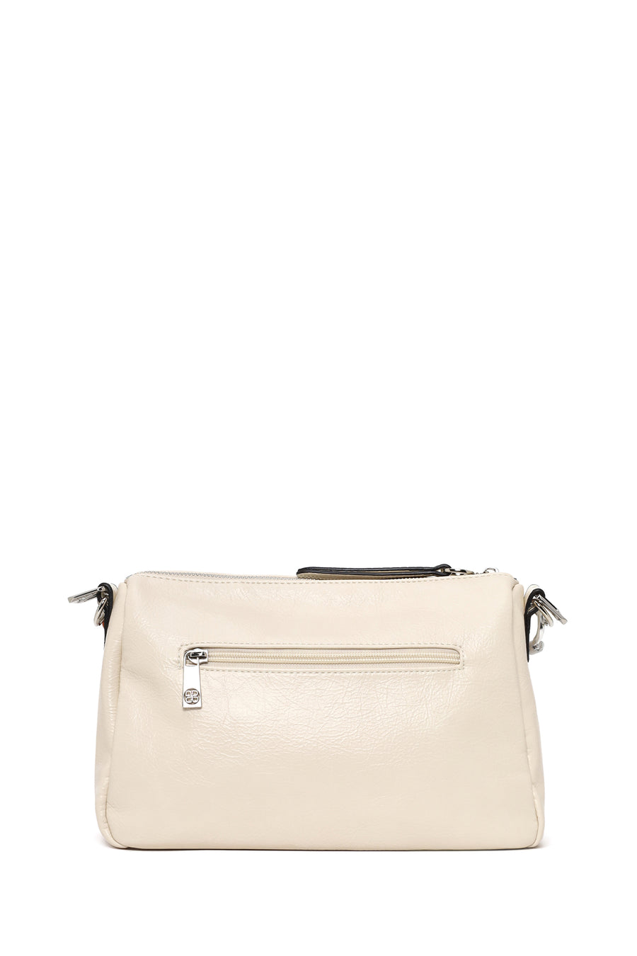 Woman Cream Charm Crossbody Bag