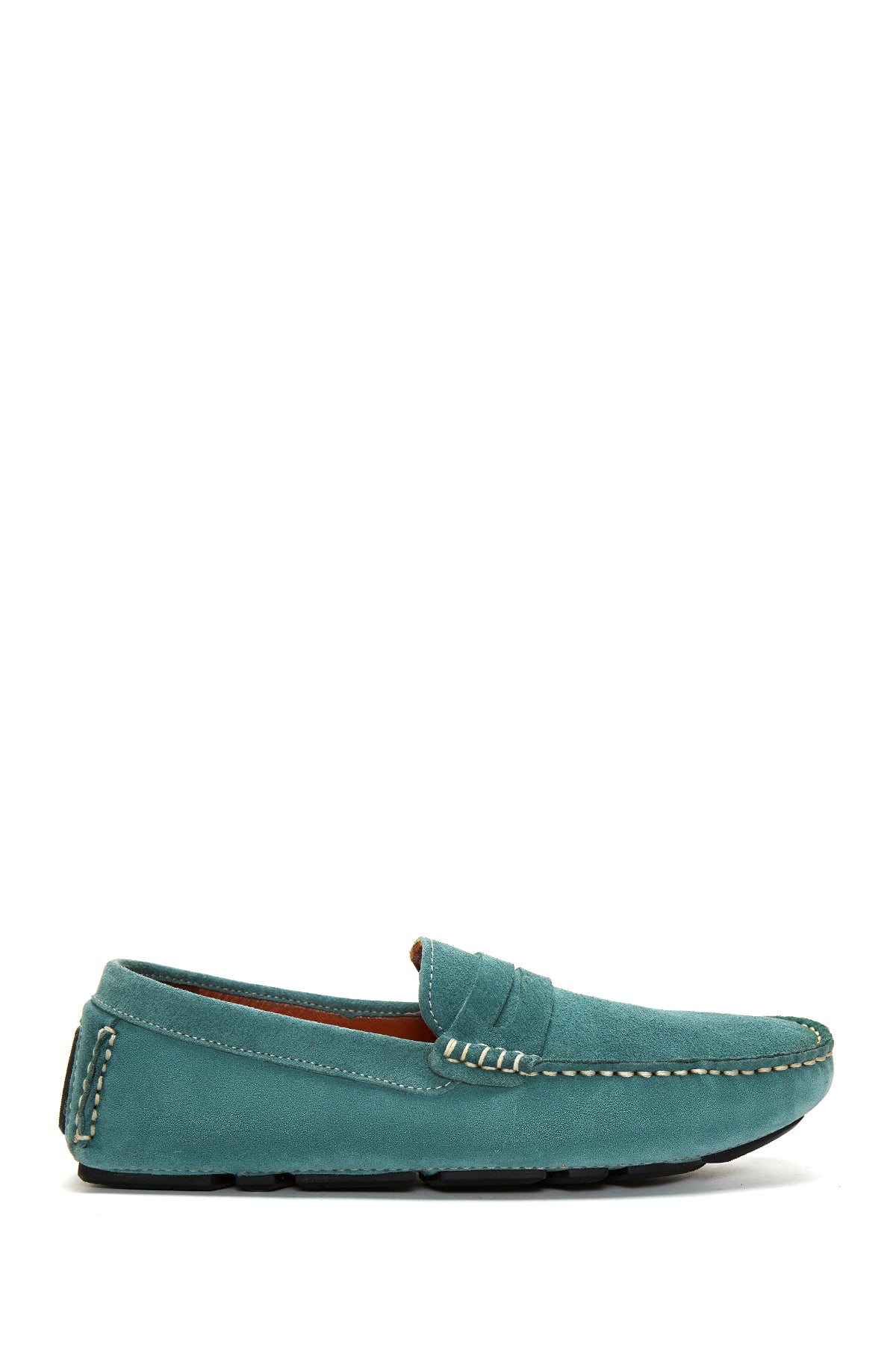 Erkek Mavi Süet Deri Casual Loafer 22SFD605610 | Derimod