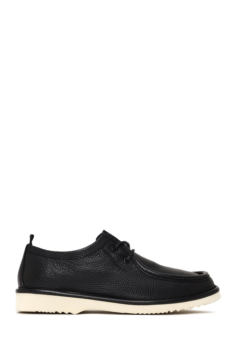 Male Black Lace-up Leather Casual Shoes 26SFD6976FT | Derimod