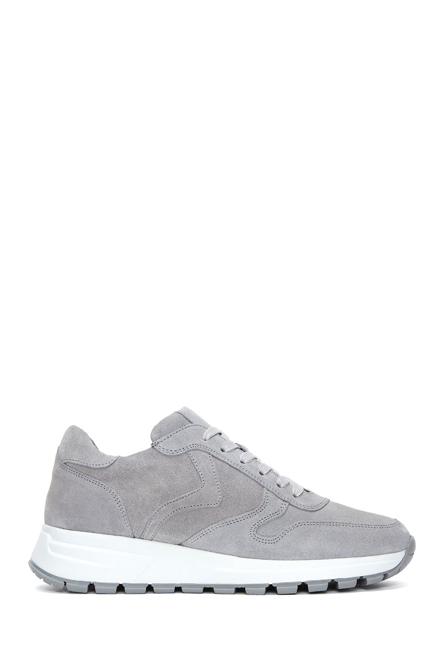 Kadın Antrasit Süet Deri Sneaker 22WFD420510 | Derimod