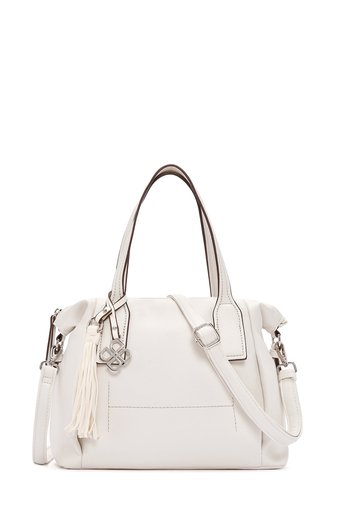 Women's Cream Long Strap Shoulder Bag 24SBD2444FT | Derimod