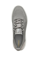 Geox Women's Gray Spherica Lace-up Fabric Sneaker | Derimod