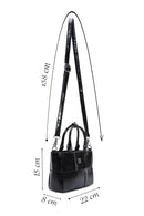 Women's Black Long Strap Mini Handbag | Derimod