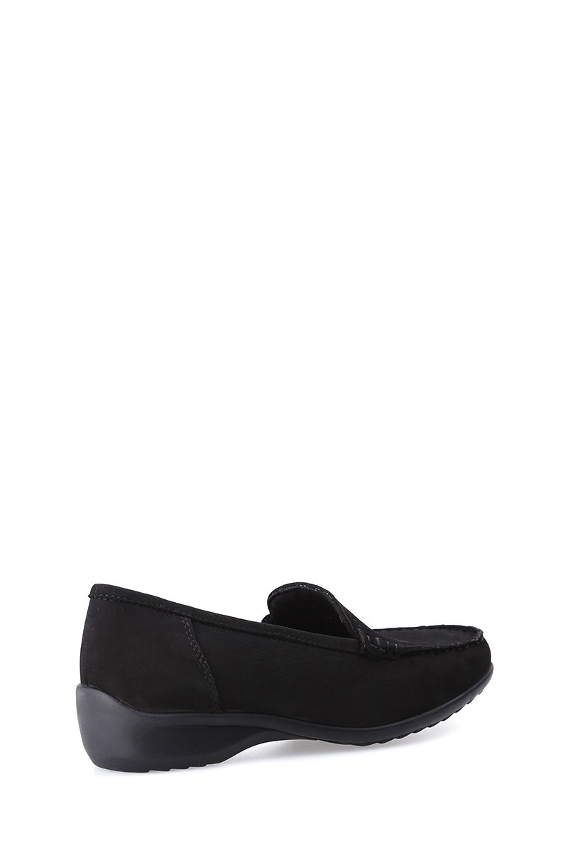 Süet Kadın Deri Loafer