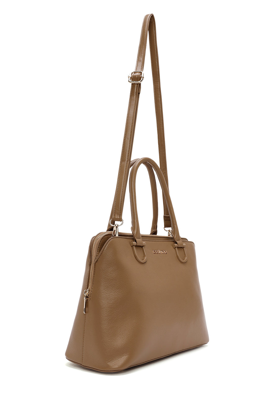Women's Beige Long Strap Shoulder Bag
