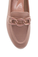 Kadın Deri Zincirli Loafer | Derimod