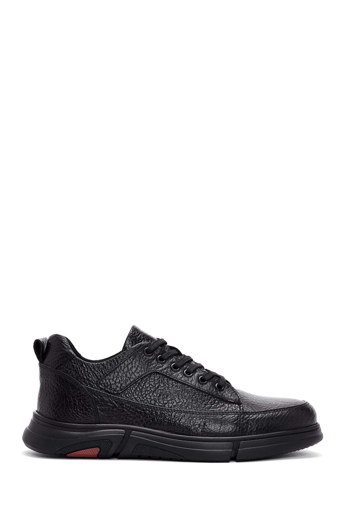 Men's Black Lace-up Leather Casual Shoes 24WFD6601FT | Derimod