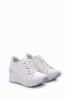 Women's High-Sole Sneaker | Derimod