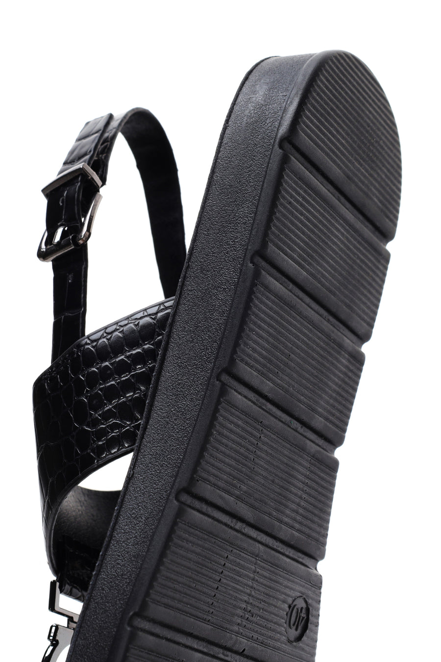 Women's Black Ankle Strap Sandals