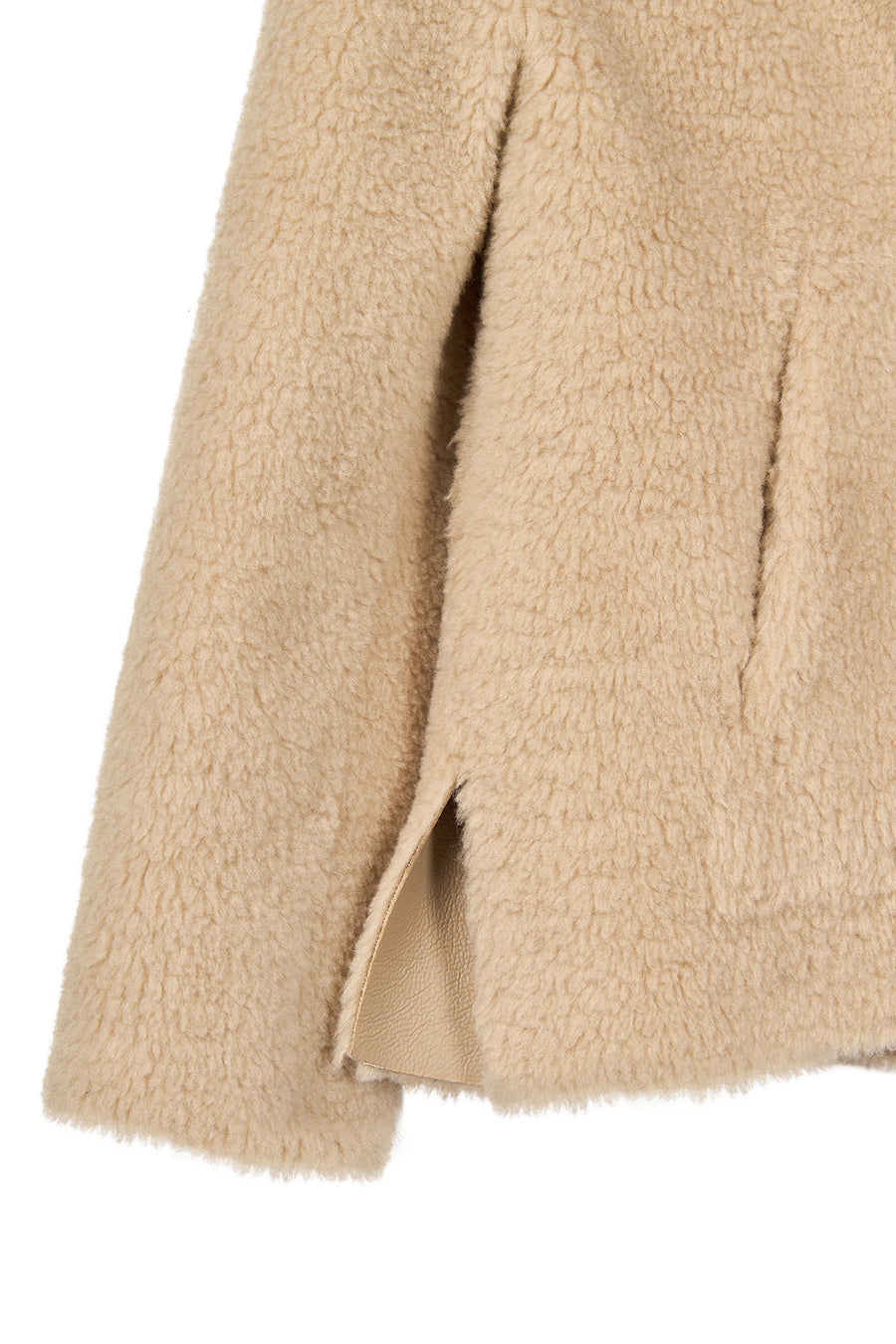 Gardena Women's Beige Reversible Teddy Coat