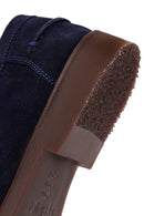 Erkek Lacivert Süet Deri Casual Loafer | Derimod