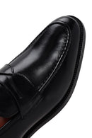 Men's Black Leather Classic Loafer | Derimod