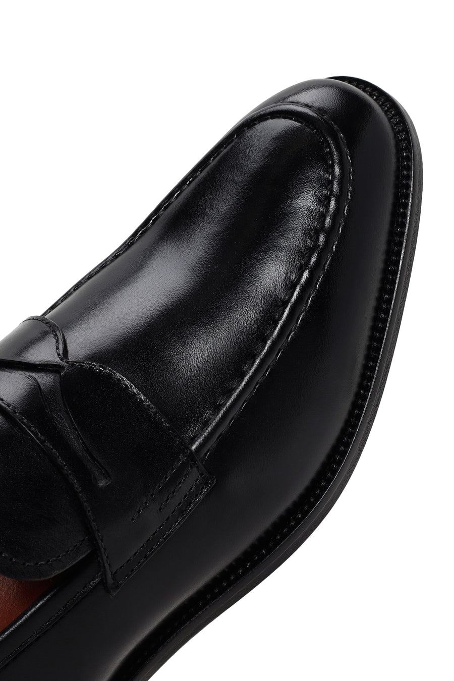 Men's Black Leather Classic Loafer