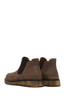 Men's Mink Nubuck Leather Chelsea Boot | Derimod