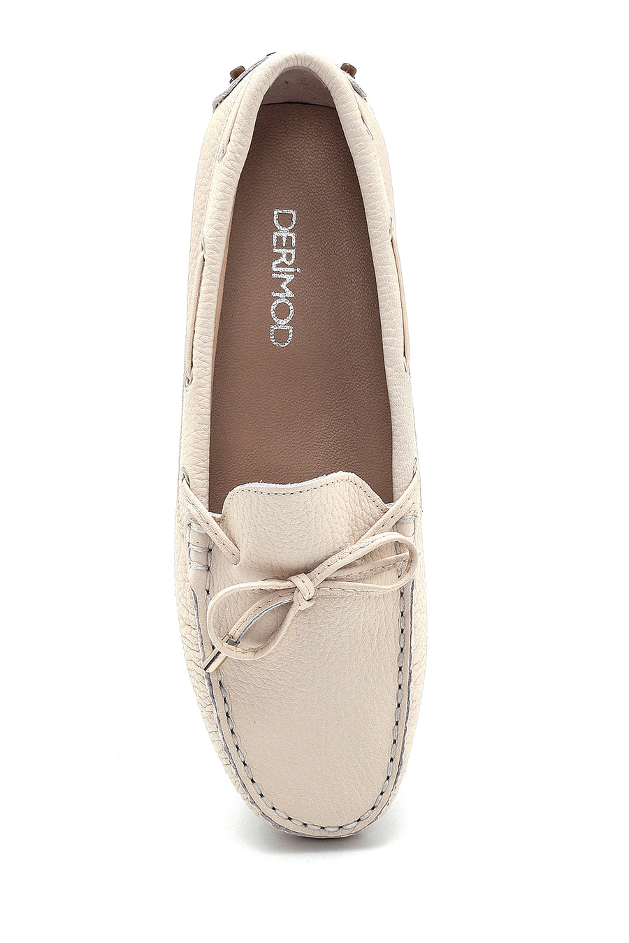 Kadın Deri Fiyonk Detaylı Loafer