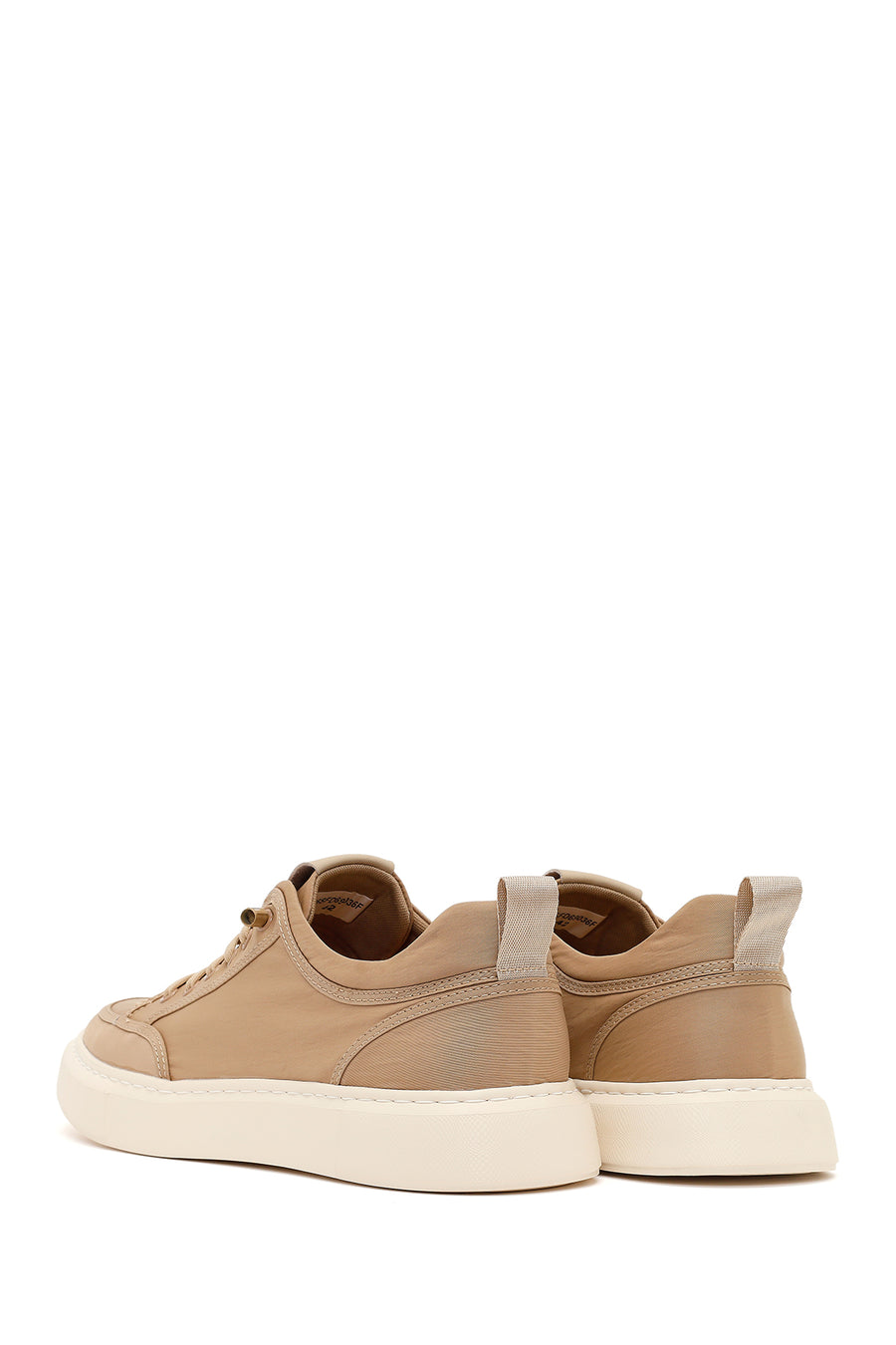 Derimod Zero Men's Beige Lace-up Fabric Sneaker