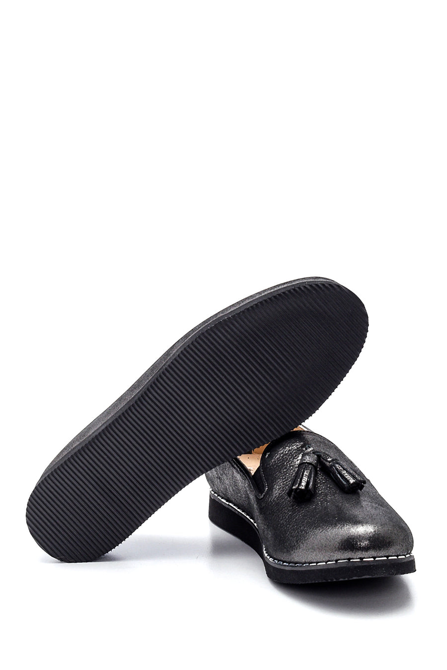 Kadın Deri Püsküllü Loafer