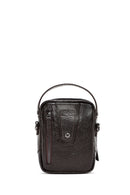 Men's Brown Leather Messenger Bag | Derimod