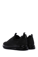 Men's Black Nubuck Leather Sneaker | Derimod