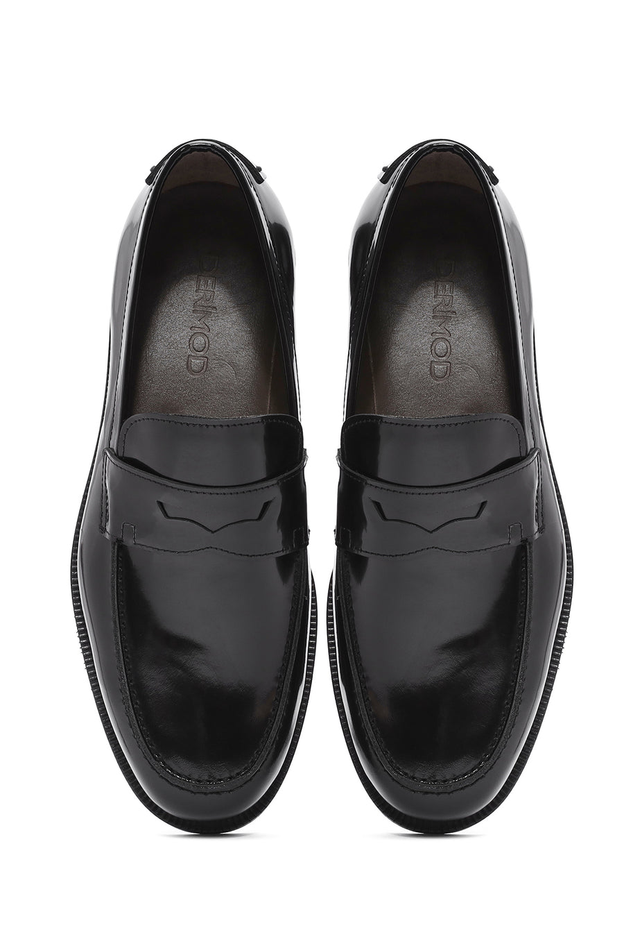 Men's Black Leather Classic Loafer
