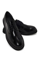 Male Black Lace-Up Leather Casual Shoes | Derimod