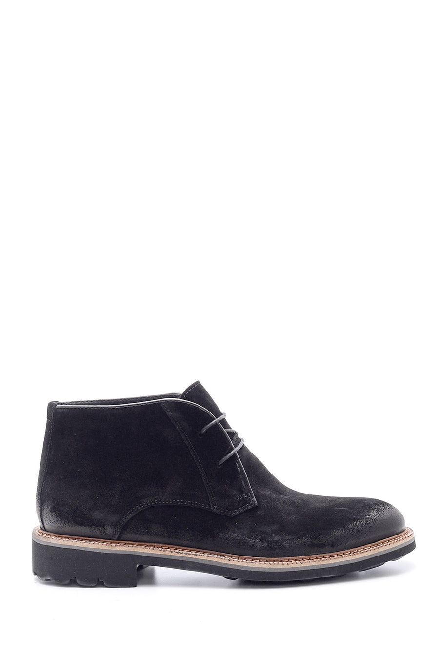 Men's Suede Leather Boots 19WFD317410 | Derimod